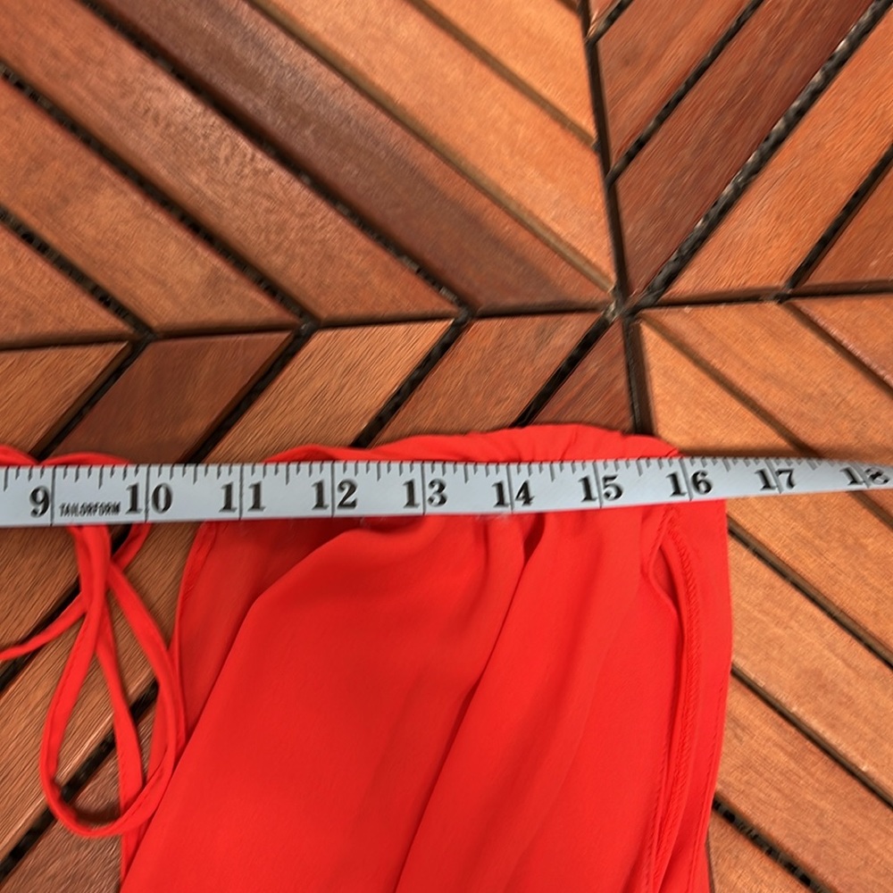 ASOS Bright Red Maxi Dress with Embellished Waist - Picture 13 of 16